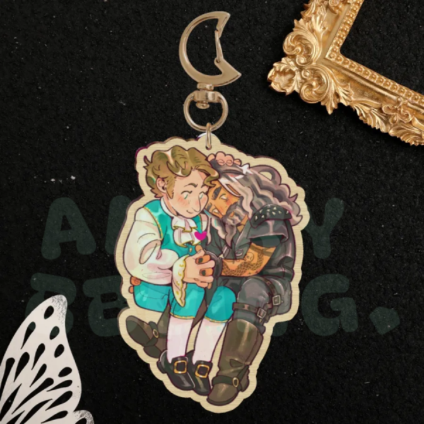 Our Flag Means Death Wood Keychain