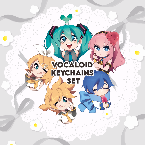 Vocaloid Keychains Set