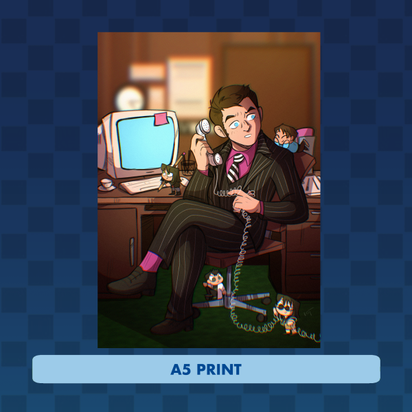 Ianto's office - 2026 Zine Submission - A5 Print