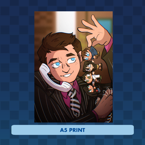 Busy Ianto - 2026 Zine submission - A5 Print