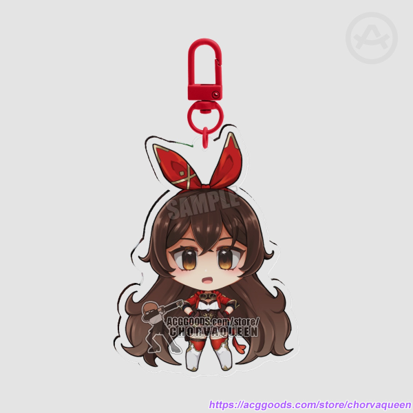 Amber Acrylic Keychains