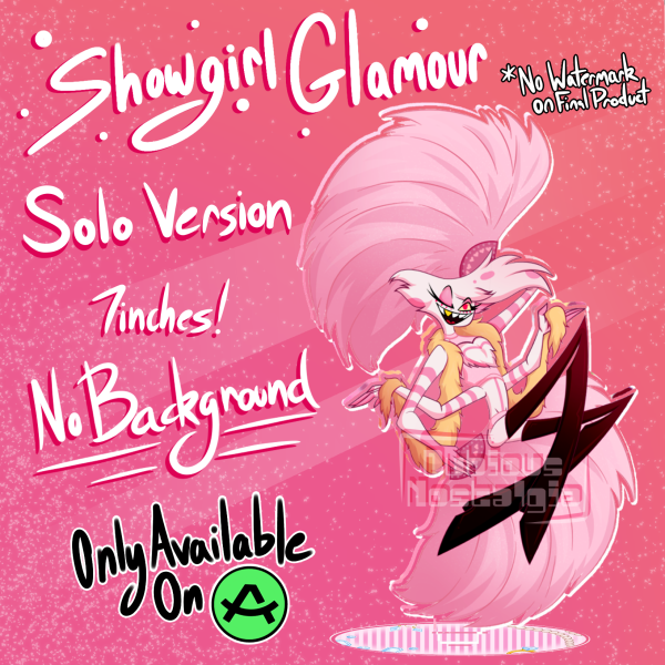 Showgirl Glamour Angel Dust Standee
