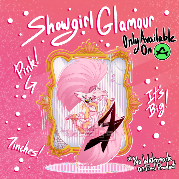 Superior Showgirl Glamour Angel Dust Standee