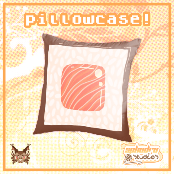 Pillow | Sushi - Salmon Maki - 45cm