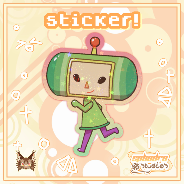Sticker | Katamari Damacy - Prince - 2.5inch, Holographic