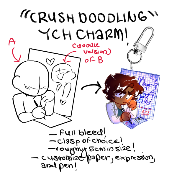 YCH Crush Doodle Charm