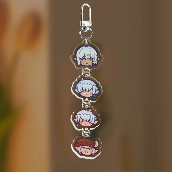 FFXIV Scions Connection Keychain - Estinien, Alphinaud, Alisaie, Tataru