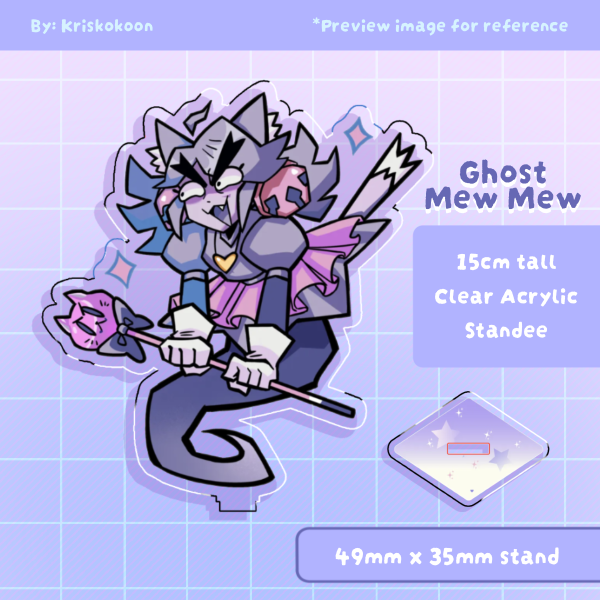 Ghost Mew Mew | Acrylic Standee