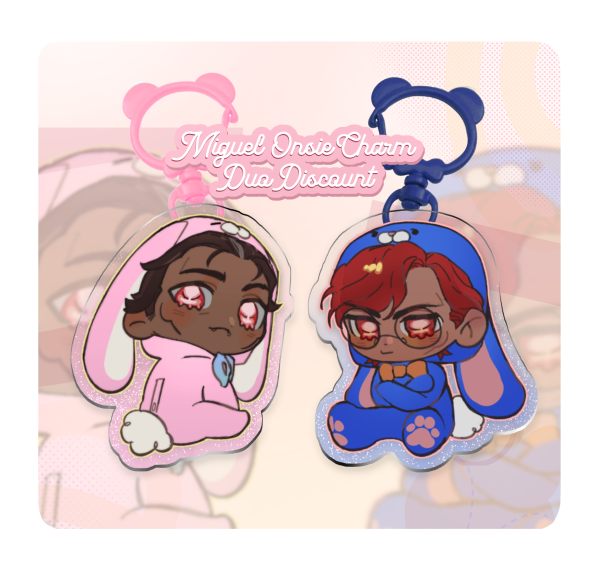 Double Glitter Charm Set Discount