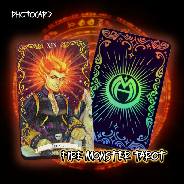 FireMonster Tarot Holographic Card