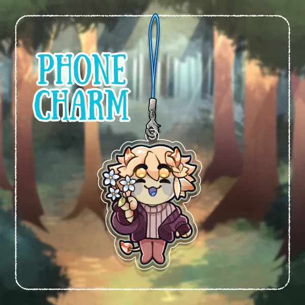 "Flower For You!" Mychael Phone Charm