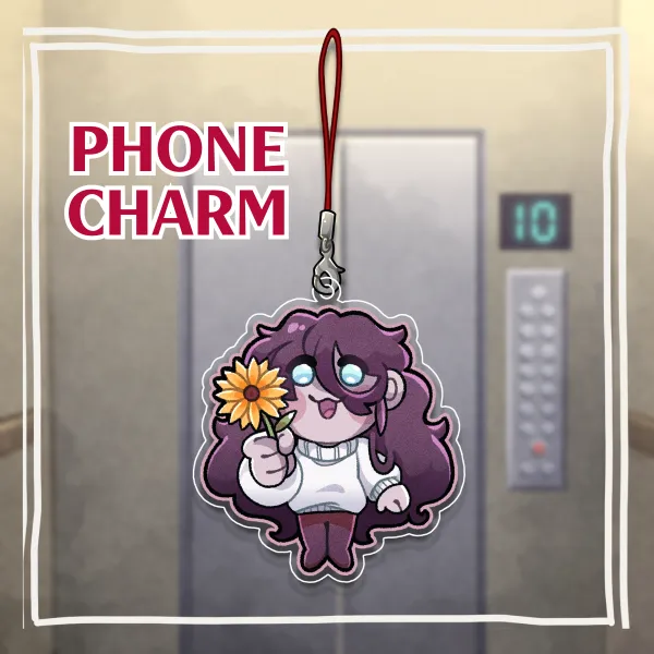 "Flower For You!" Alma Phone Charm
