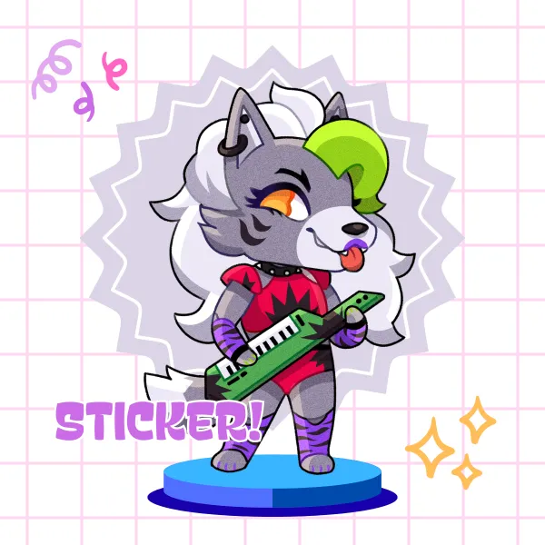 Roxanne Wolf Sticker