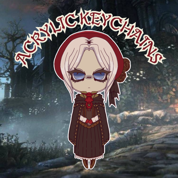 BLOODBORNE 🌕🥀 The Doll Acrylic Keychain