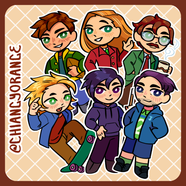 [STARDEW VALLEY] Bachelor Sticker Bundle