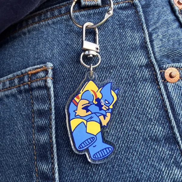 Wolvie Pickup Keychain