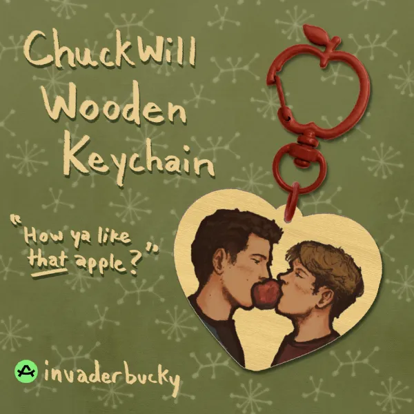 Chuckwill Wood Keychain