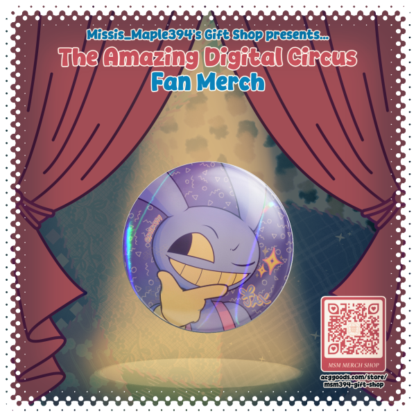 BUTTON PIN - Jax The Rabbit (TADC)