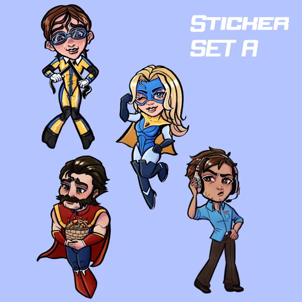 Dispatch Holographic Sticker Set A