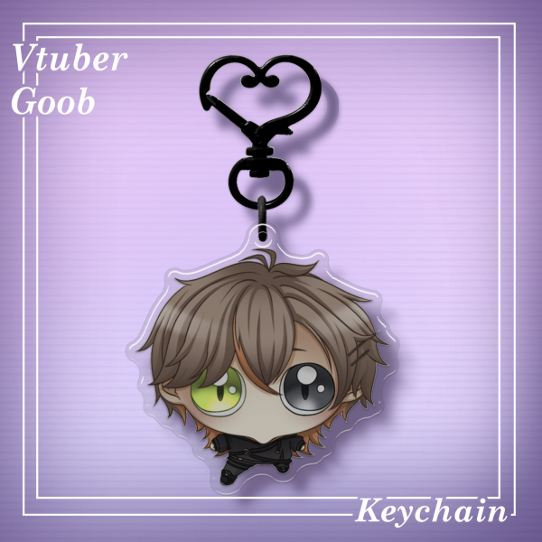 Nijisanji Noctyx Alban Knox Keychain