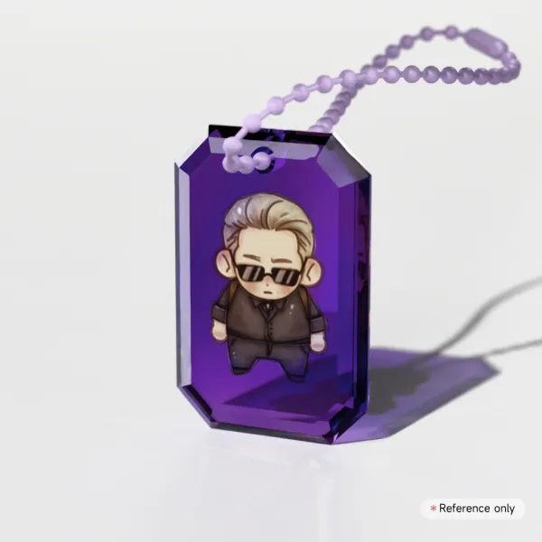 Wesker Alexandrite Gemstone Keychain