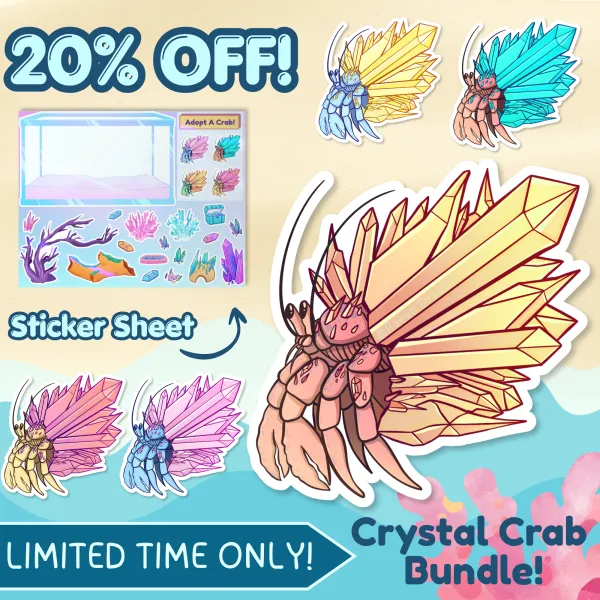 Crystal Crab Bundle! - 20% OFF (limited time)