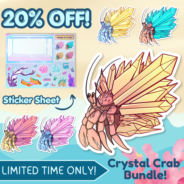 Crystal Crab Bundle! - 20% OFF (limited time)