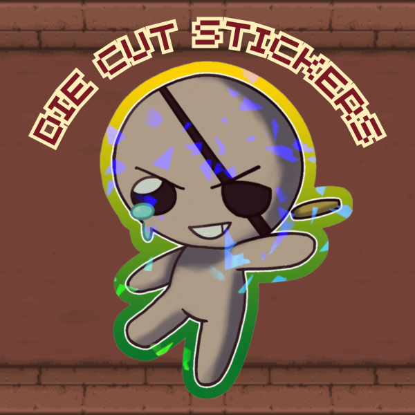 THE BINDING OF ISAAC 💊🪙 Cain Sticker