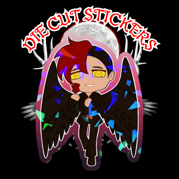 BOYFRIEND TO DEATH 🪽🌹 Cain Zeitgeist Sticker