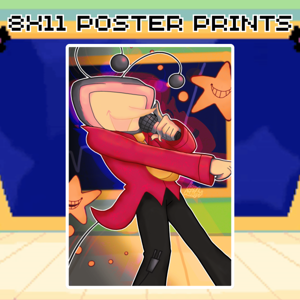 DELTARUNE 🎤⭐️ Mr. Ant Tenna 8x11 Poster