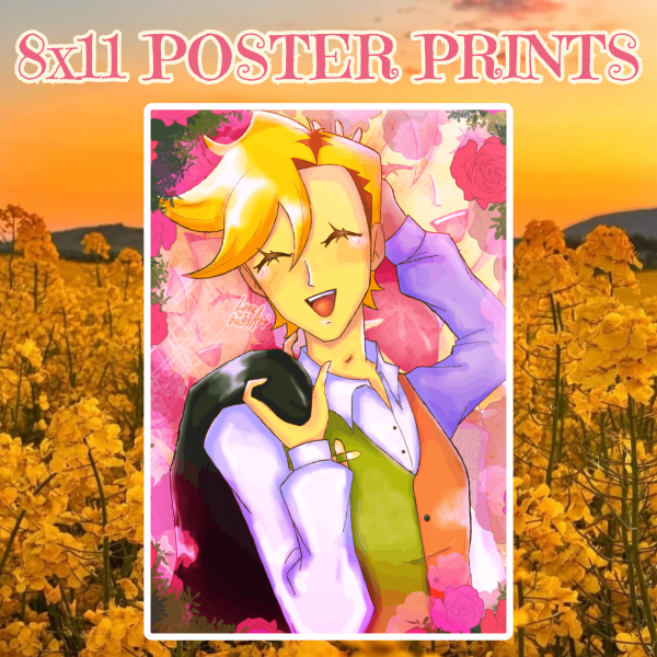 DELTARUNE 💐🌈 Flowery Poster