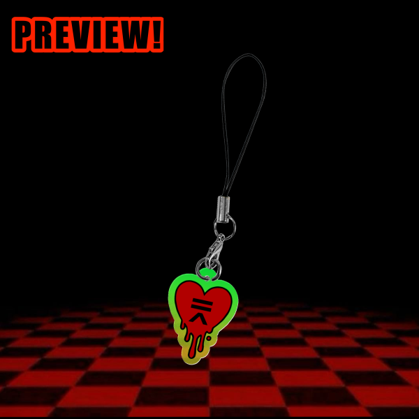 Strade BTD/YKMET bloody heart phone charm