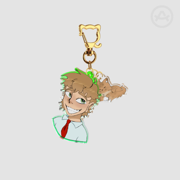 Simba anime boy two piece keychain