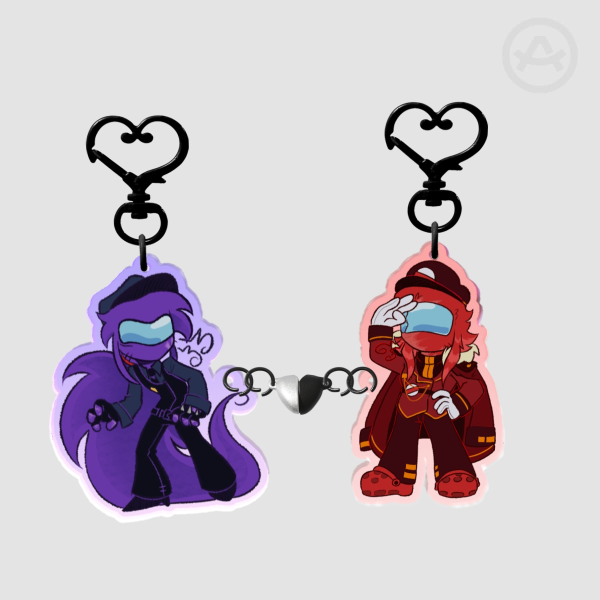 Among us show - Camtain Acrylic Magnet Keychain