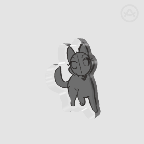YCH Standing Feral OC Thick Acrylic