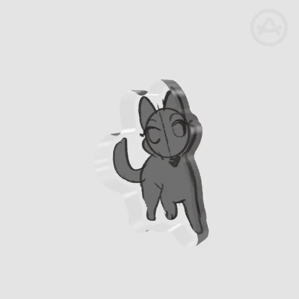 YCH Standing Feral OC Thick Acrylic
