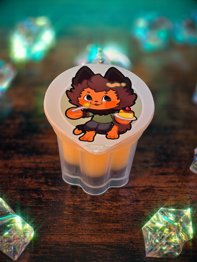 LavaLoaf Pudding Jelly Keychain