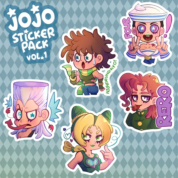 JoJo Stickers pack Vol.1
