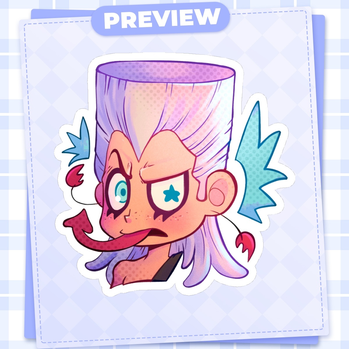 Polnareff Sticker