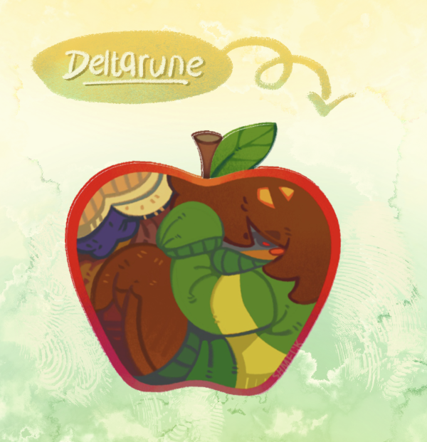 Apple Kris Acrylic Pin