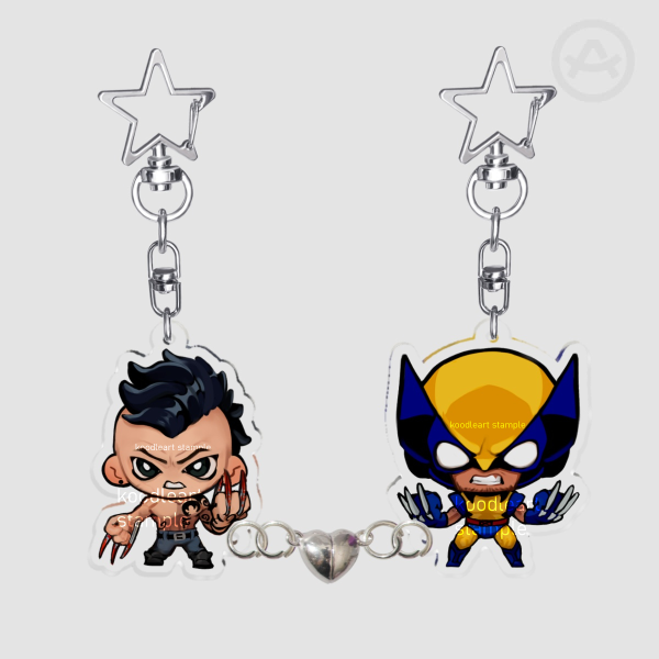 Wolverine and Daken | Acrylic Magnet Keychains