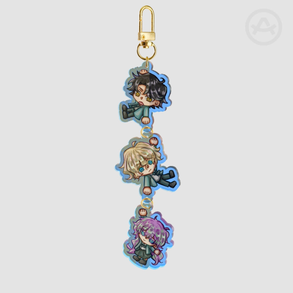 Jarlophina connected acrylic rainbow keychain (UnOrdinary)