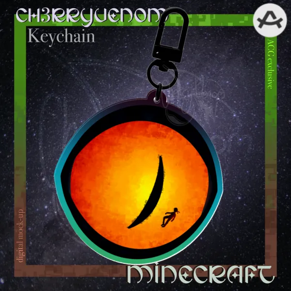 Leviathan Eye Keychain