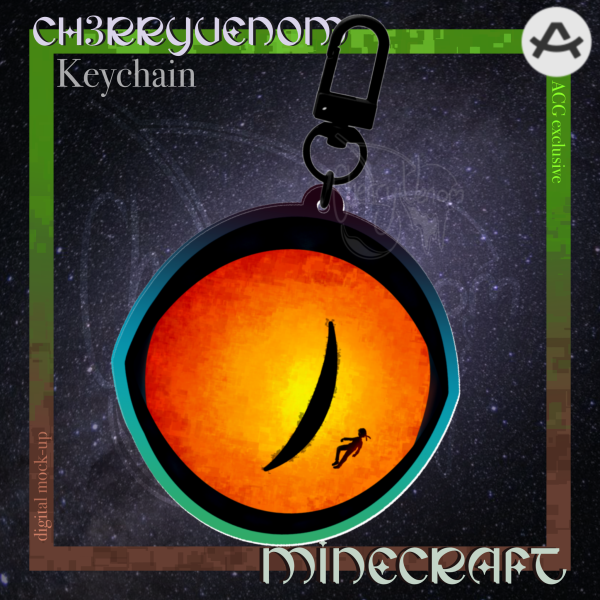 Leviathan Eye Keychain