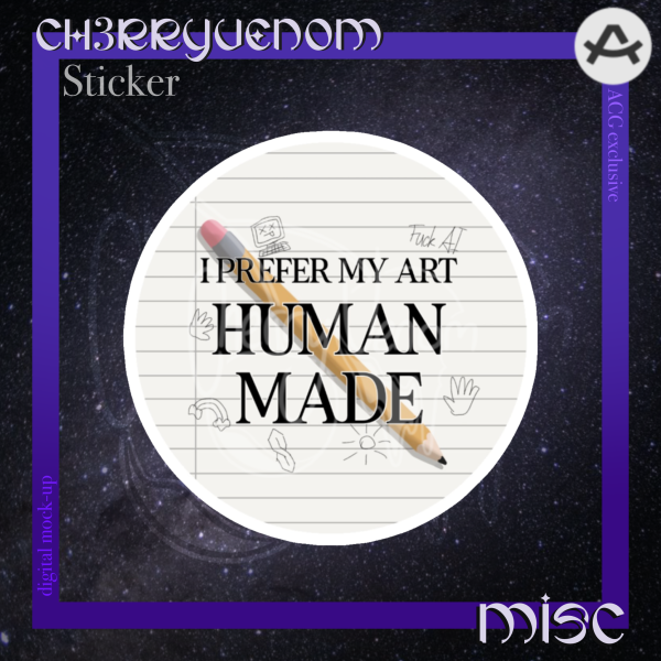 Human Made Art Sticker