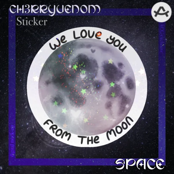 Moonlove Sticker