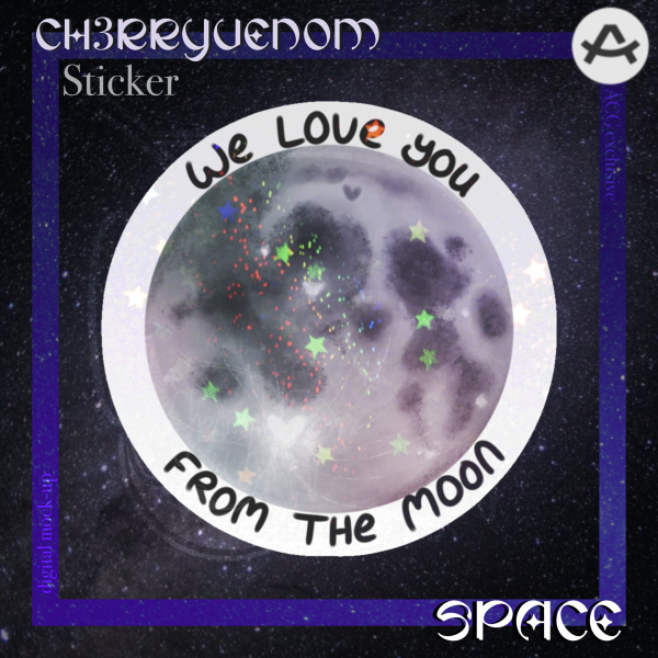 Moonlove Sticker