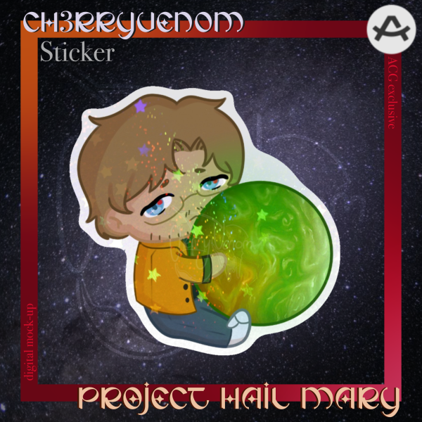 Grace and Adrian Sticker