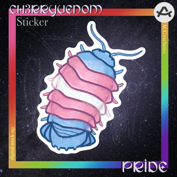 Trans Isopod Sticker
