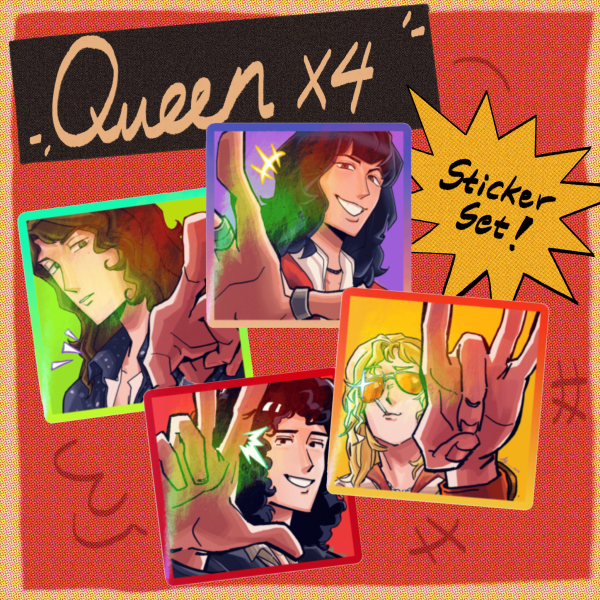 Queen Sticker Set